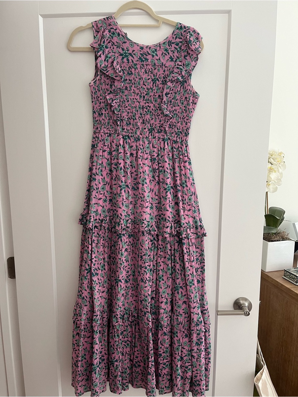 Banjanan Smocked Midi Dress - Size S